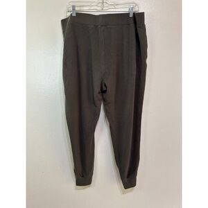 Matty M Women's Olive Green Comfort Joggers Size XXL Stretch Pockets Plus Size